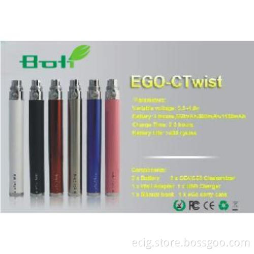 eGo C Twist Battery for Electronic Cigarette